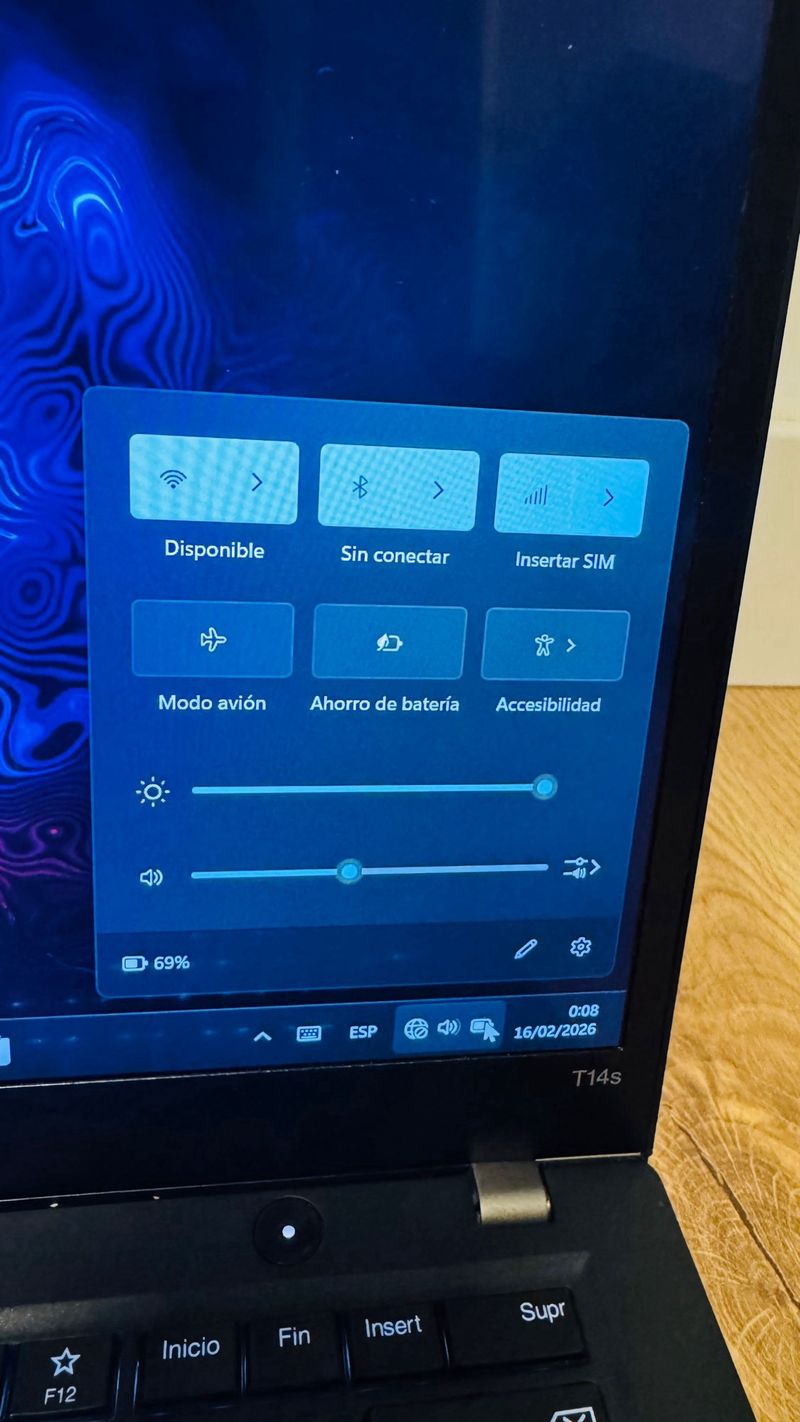 Lenovo ThinkPad T14S Táctil / LTE/ 16RAM Wifi6 AMD afbeelding 12
