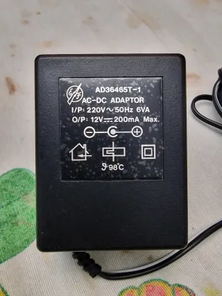 Adaptador AC-DC 12V 200mA