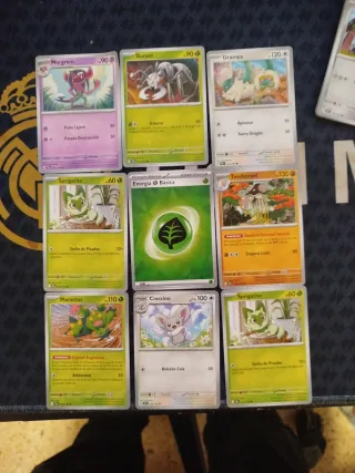 Lote 50 cartas Pokémon con caja de metal incluida