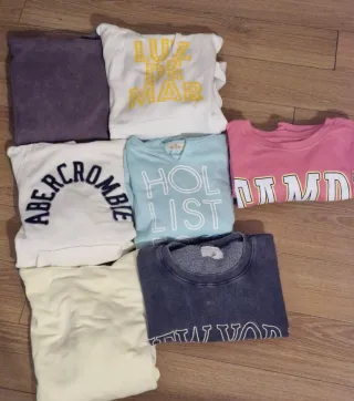 Lote 7 sudaderas chica tallas S a L diversas marca