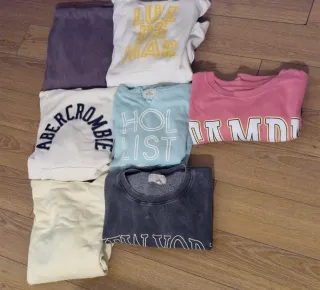 Lote 7 sudaderas chica tallas S a L diversas marca