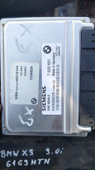 Motor y Centralita BMW X3 3.0i DME MS45.0