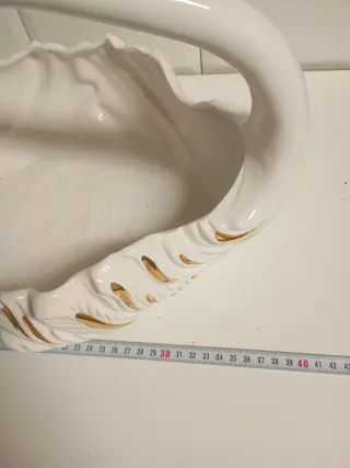 Frutero Cisne Blanco y Dorado