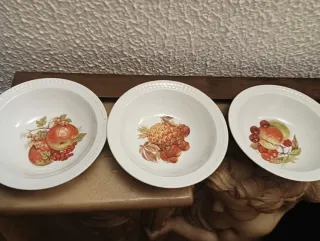 Fuente y 6 cuencos Pontesa Ironstone