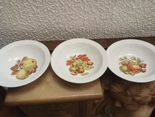 Fuente y 6 cuencos Pontesa Ironstone