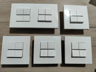 Interruptor Persiana NIESSEN Zenit Blanco