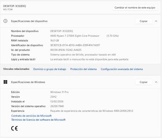 Pc Ordenador Sobremesa Gaming Blanco