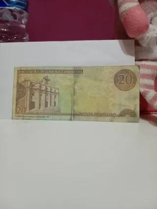 Billete 20 Pesos Oro República Dominicana