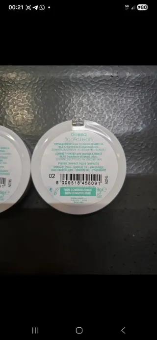 2 Cipria compatta Debby n02 beige