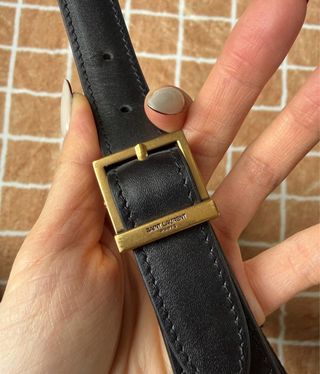 Bolso YSL Hobo Negro y Dorado