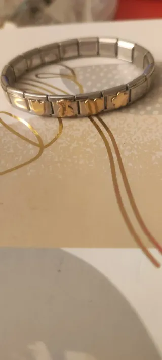 Pulsera Tous oro y acero