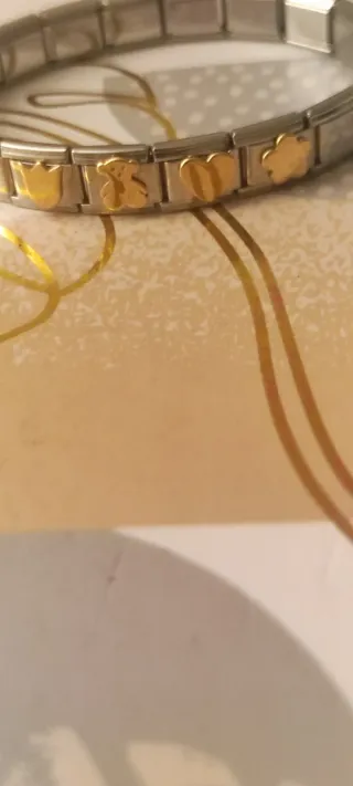 Pulsera Tous oro y acero