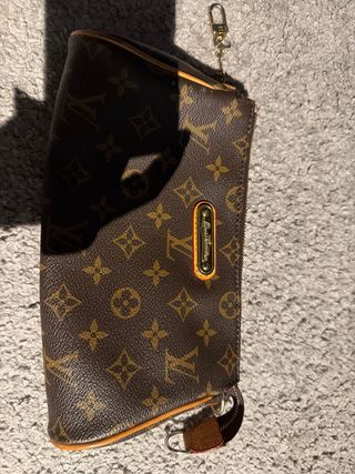 Borsa Louis Vuitton Monogram Marrone Dorato vintage