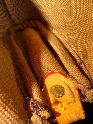 Borsa Louis Vuitton Monogram Marrone Dorato vintage