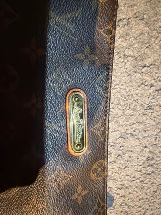 Borsa Louis Vuitton Monogram Marrone Dorato vintage
