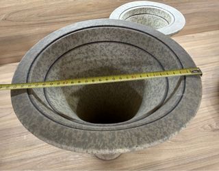 Vasi decorativi vintage in pietra minerale