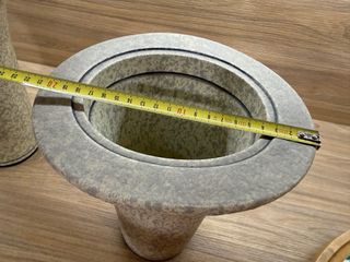 Vasi decorativi vintage in pietra minerale