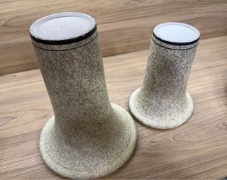 Vasi decorativi vintage in pietra minerale