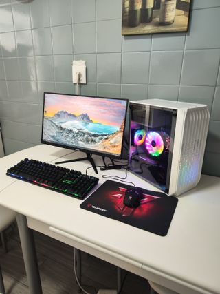 Setup Completo PC + Teclado y Raton + Monitor120hz