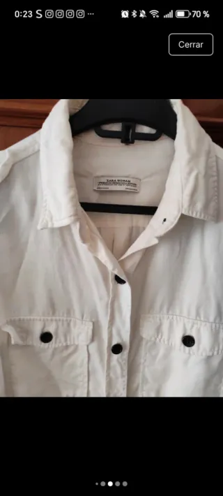 Camisa blanca Zara