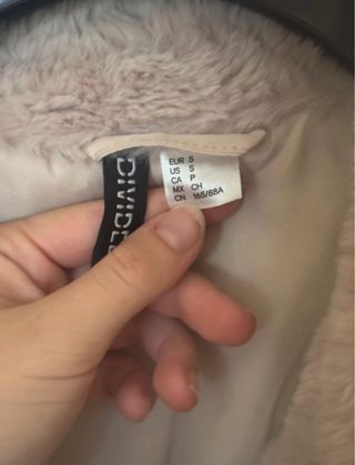 Abrigo de pelo beige