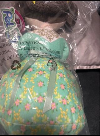 Peluche Muñeca Fallera Sostenible Verde