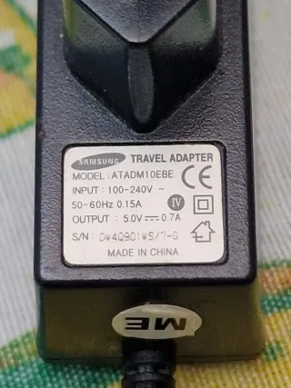 Adaptador Cargador Samsung Cable USB