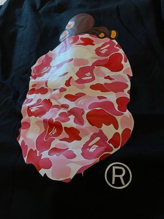 Maglietta A Bathing Ape Baby Milo Rosa M