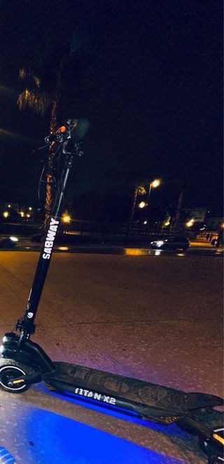 Patinete eléctrico  TITAN x2 negro