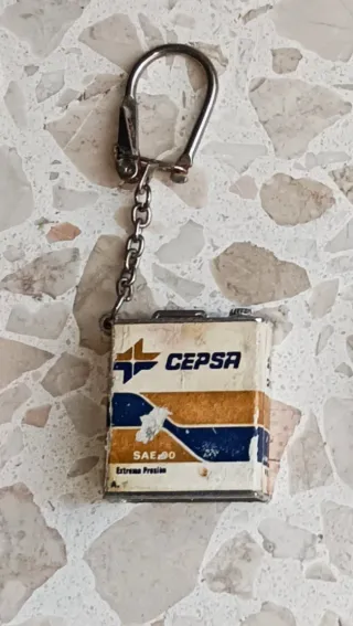 Llavero Vintage Lata Aceite Cepsa