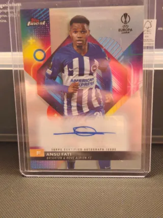 Ansu Fati Autógrafo Brighton Finest Europa League