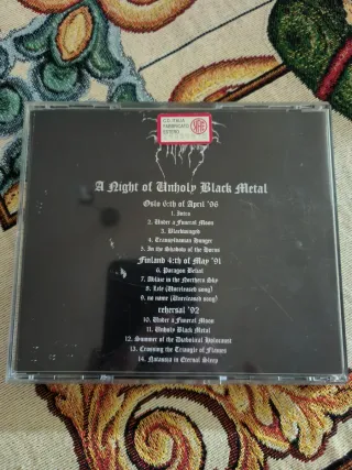 Darkthrone A Night of Unholy Black Metal CD