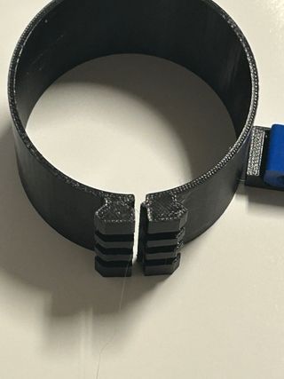 Adaptador Picatinny para botella de 60mm