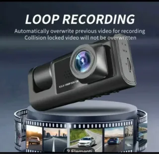 Dashcam VAVUPO 1080p Doppio Canale