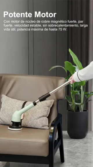 Cepillo Eléctrico Giratorio Inalámbrico 7 en 1