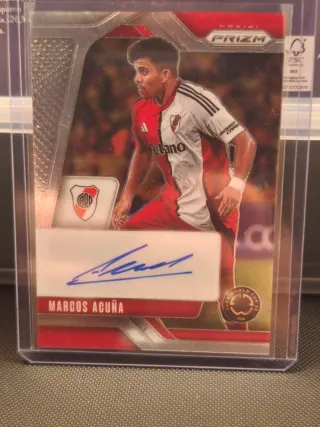 Marcos Acuña Autógrafo River Plate Panini Prizm