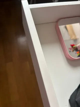 Mesa escritorio metal y madera