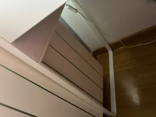 Mesa escritorio metal y madera