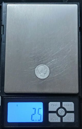 10 Centavos de Peso 1881 Manila ¡Plata!