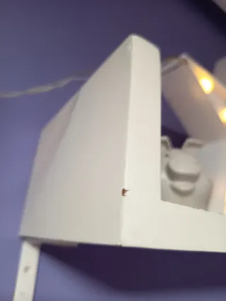 Estantería blanca de madera