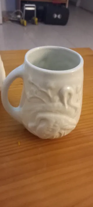 Set di porcellana con brocca e 5 tazze