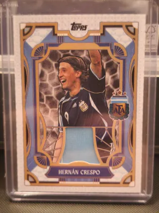 Parche Hernán Crespo Argentina Usado en Partido