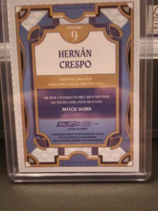 Parche Hernán Crespo Argentina Usado en Partido