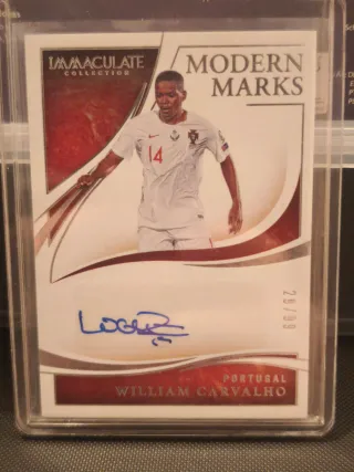 Tarjeta William Carvalho Autógrafo 29/99