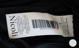 Falda corta negra Nicoli