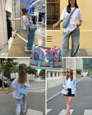 Bolso Desigual estampado multicolor