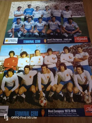 Postales y Posters Real Zaragoza 1979-1980