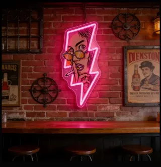 Lampada Neon LED "Flash Woman"
