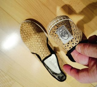 Scarpe da donna beige/marrone con zeppa