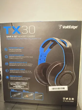 Auriculares Gaming VoltEdge TX30 PS4/PC/Móvil